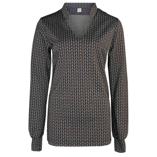 Longlady Shirt Demi Zwart | Tall