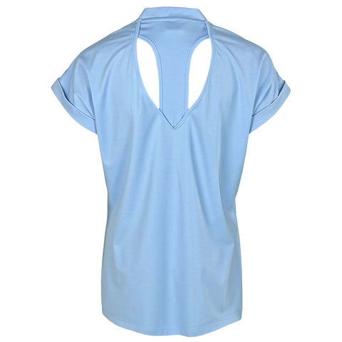 Longlady Shirt Feline, tall kleding voor lange dames, achteraanzicht