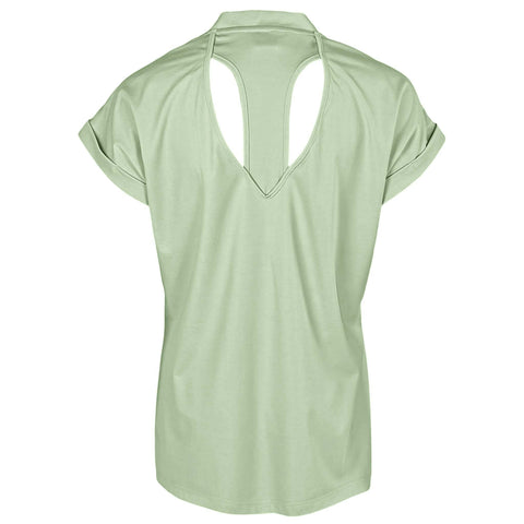 Longlady Shirt Feline, tall kleding voor lange dames, achteraanzicht