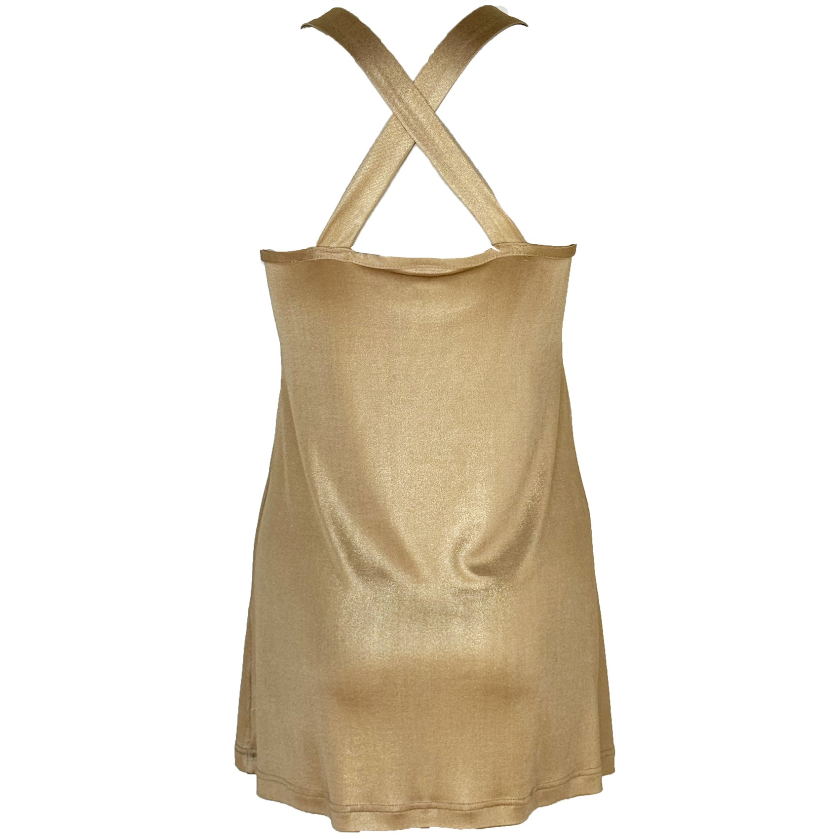 Only-M Top Kruisband Gold, tall kleding voor lange dames, achteraanzicht