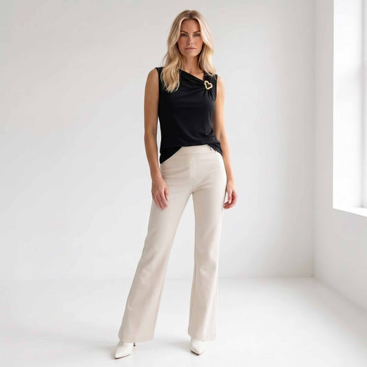 Longlady Shirt Tatjana Broche Zwart | Tall