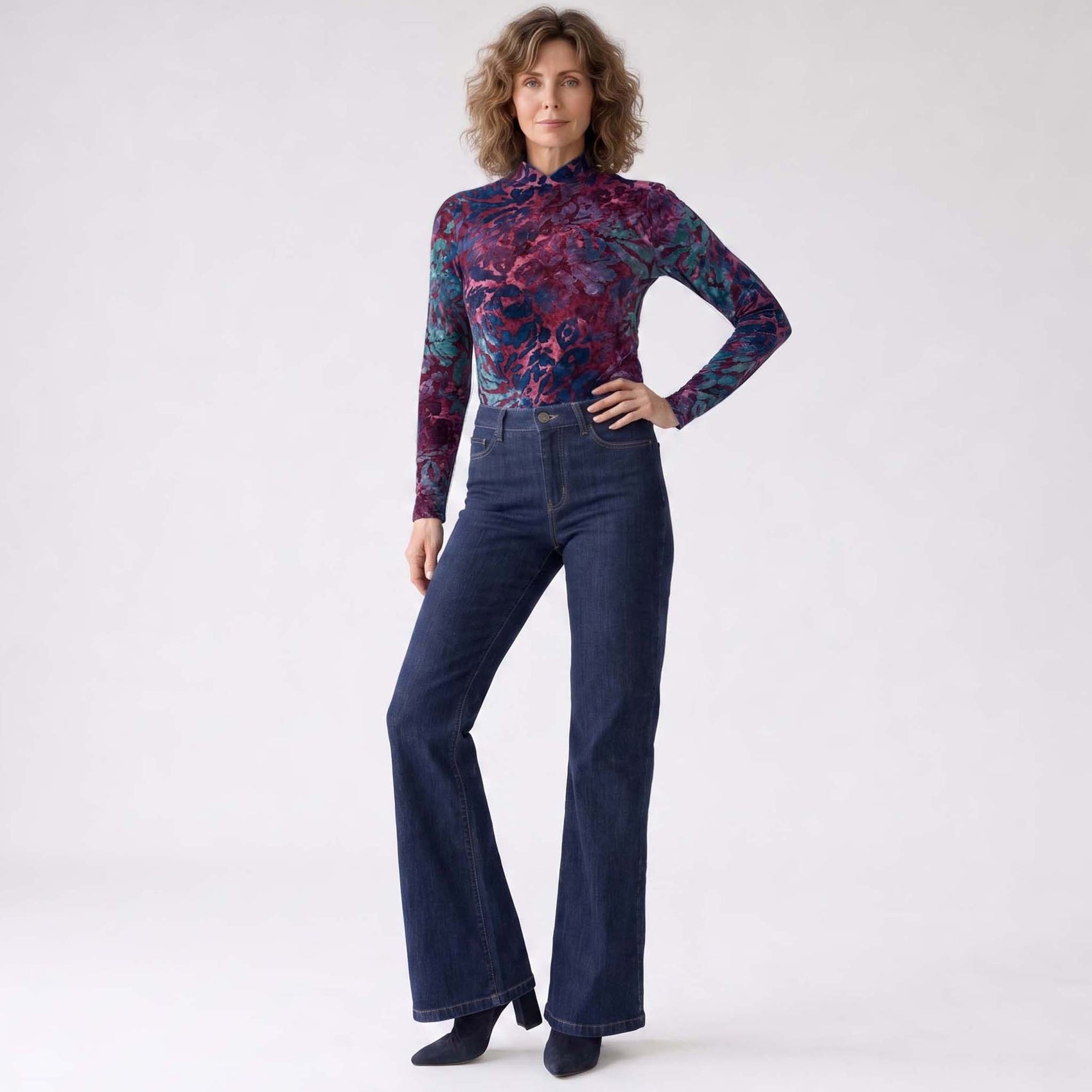 Longlady Shirt Tatum Bordeaux | Tall