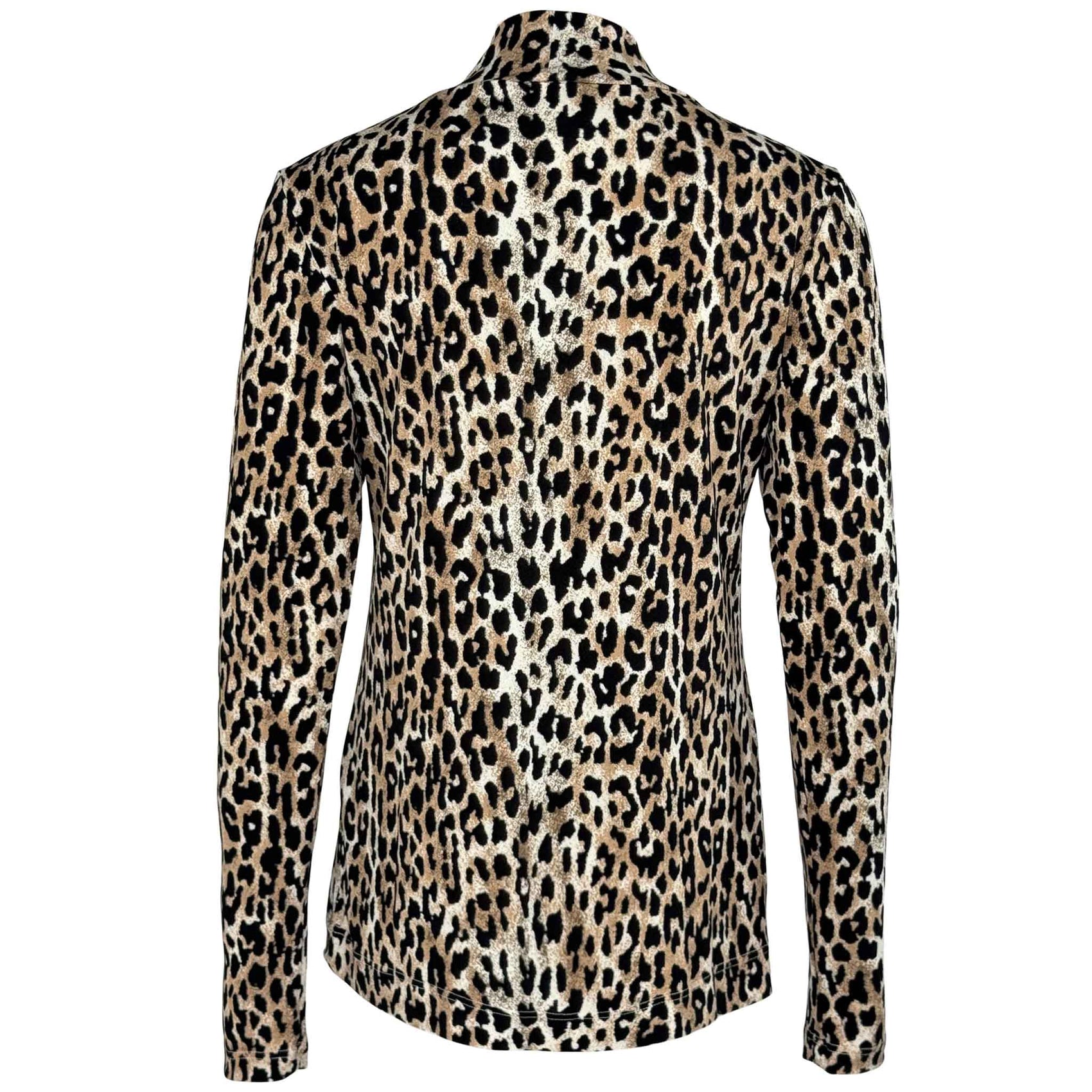 Longlady Shirt Temmia Leopard, tall kleding voor lange dames, achteraanzicht