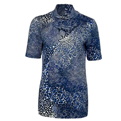 Longlady Shirt Temmy lange vrouwen blauw - Tall shirt