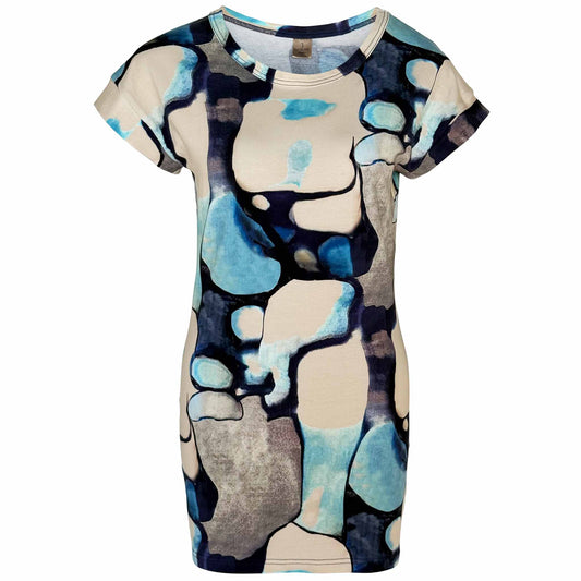 Longlady Shirt Tes Aqua Stone