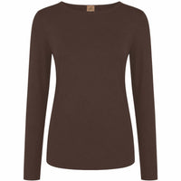 Longlady Shirt Tessi Donkerbruin | Tall