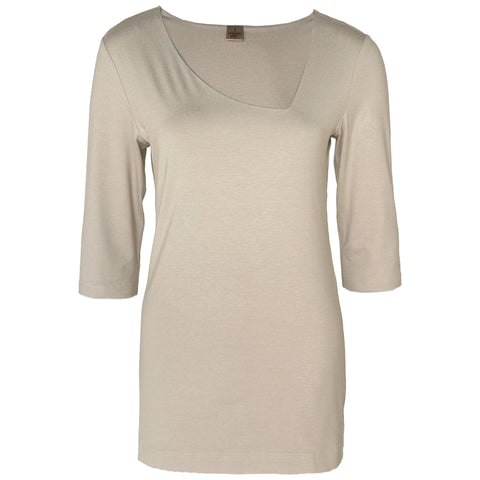 Longlady Shirt Tessy Lichtbeige, tall kleding voor lange vrouwen