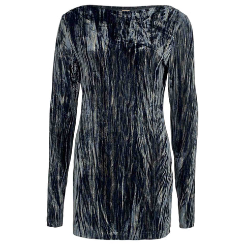 Longlady Shirt Theodora Grey Golden, tall kleding voor lange vrouwen