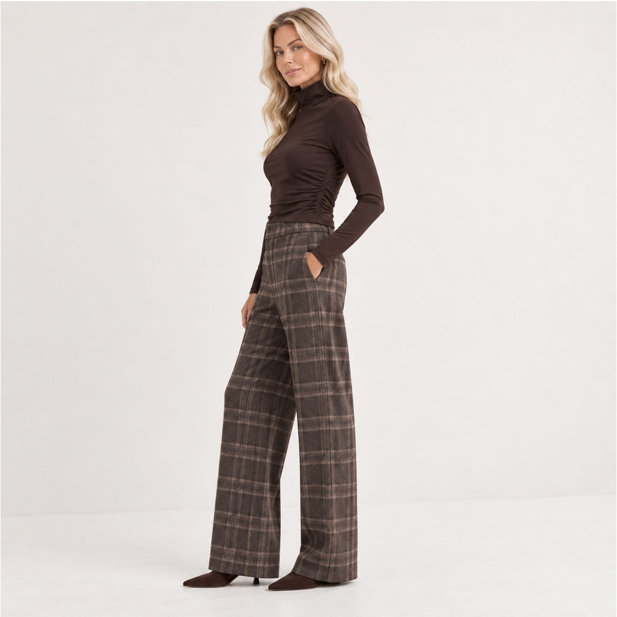 Longlady Shirt Trinca Donkerbruin | Tall