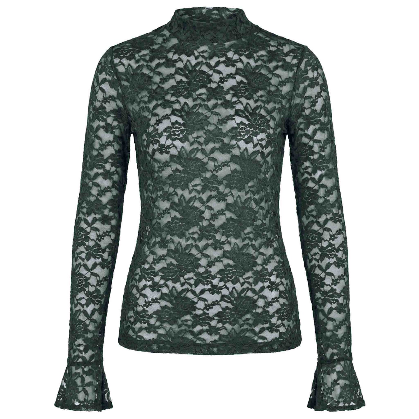 Longlady Shirt Tinke Donkergroen | Tall