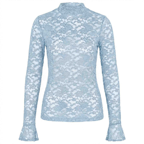 Longlady Shirt Tinke Lichtblauw | Tall