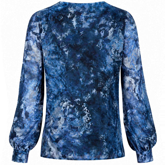 Longlady Shirt Tiske Blauw | Tall