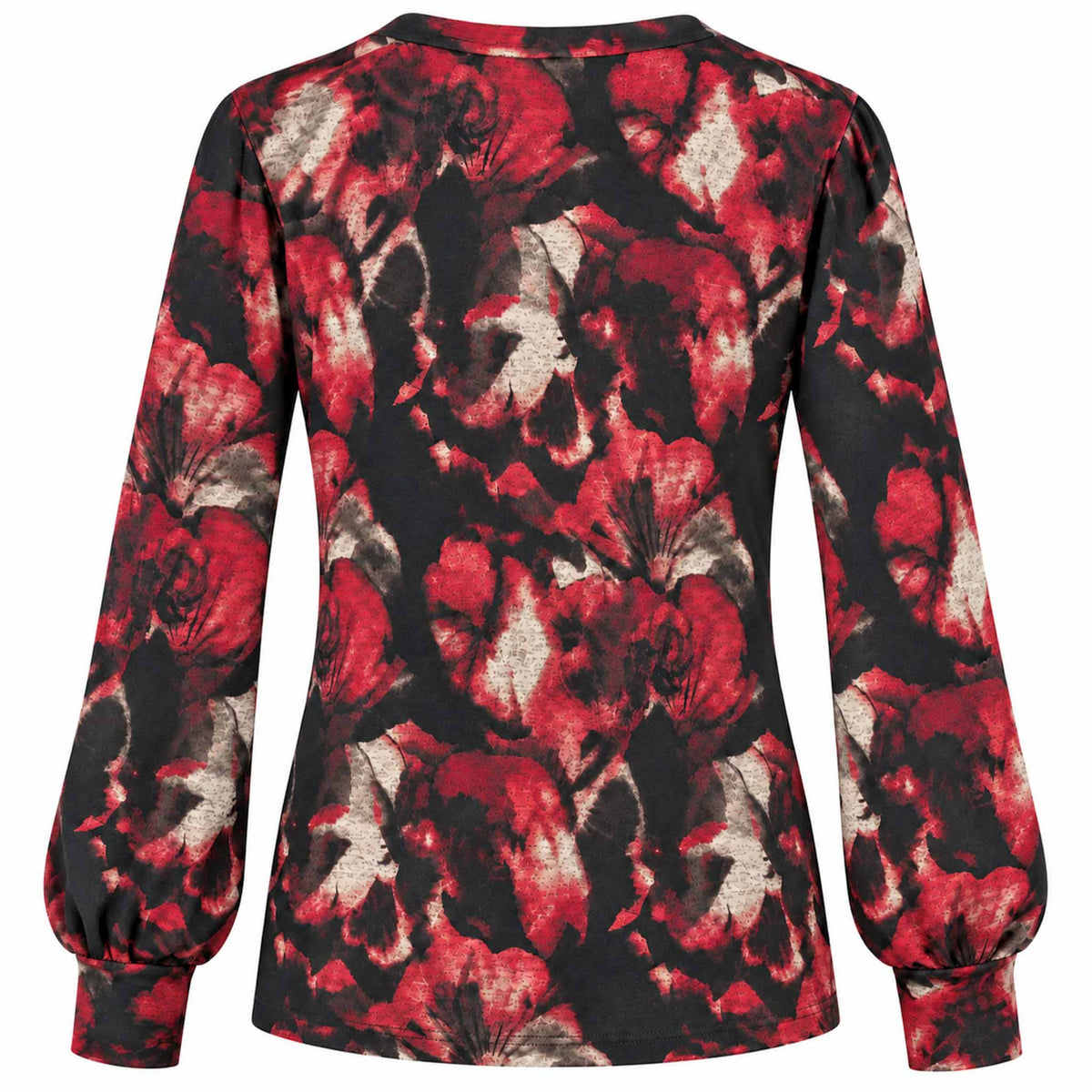 Longlady Shirt Tiske Donkerrood | Tall