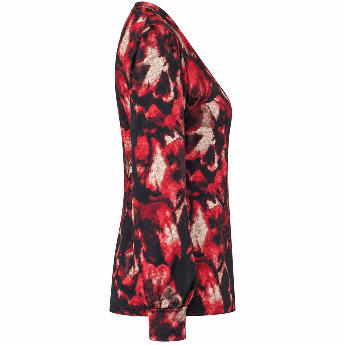 Longlady Shirt Tiske Donkerrood | Tall