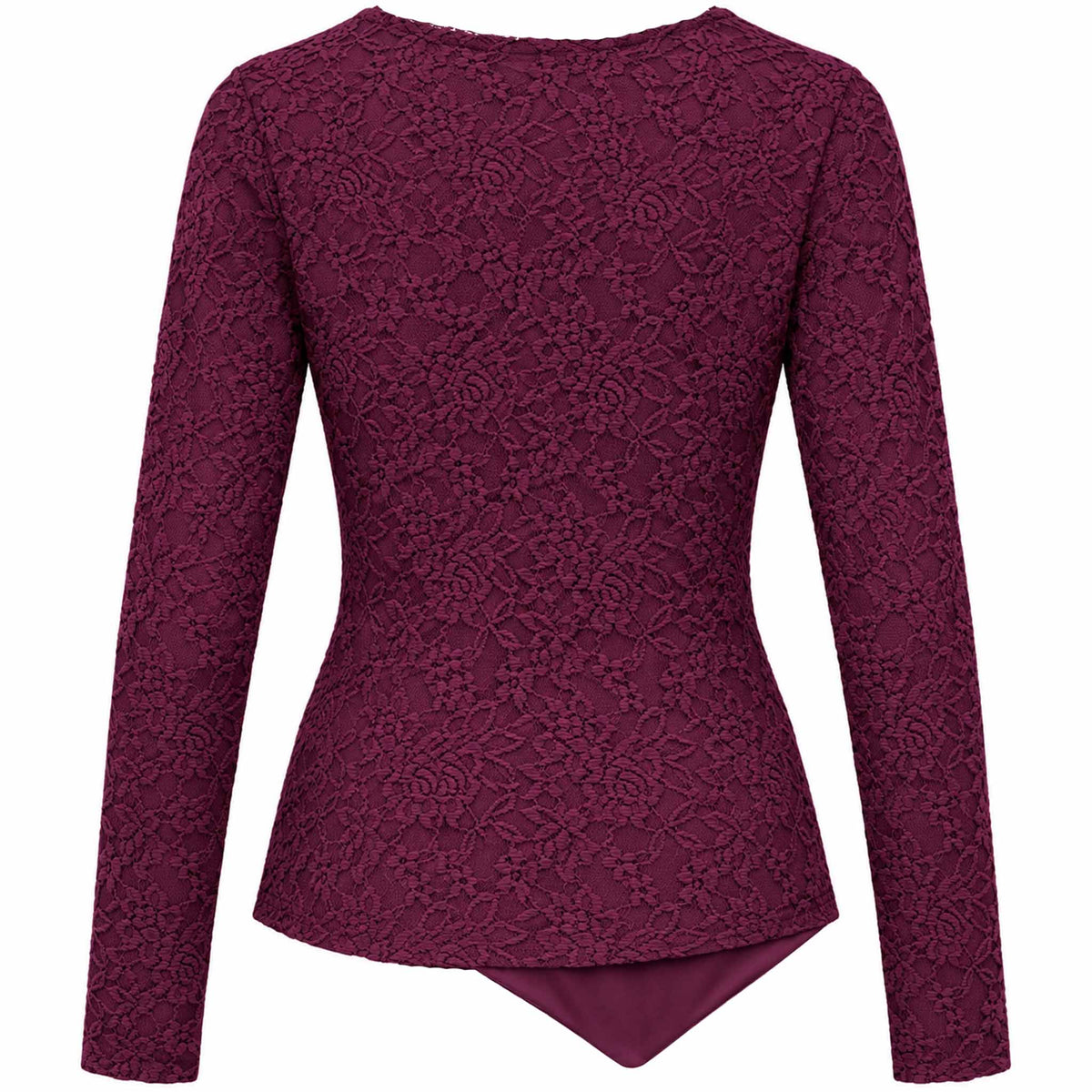 Longlady Shirt Tjaske Bordeaux | Tall