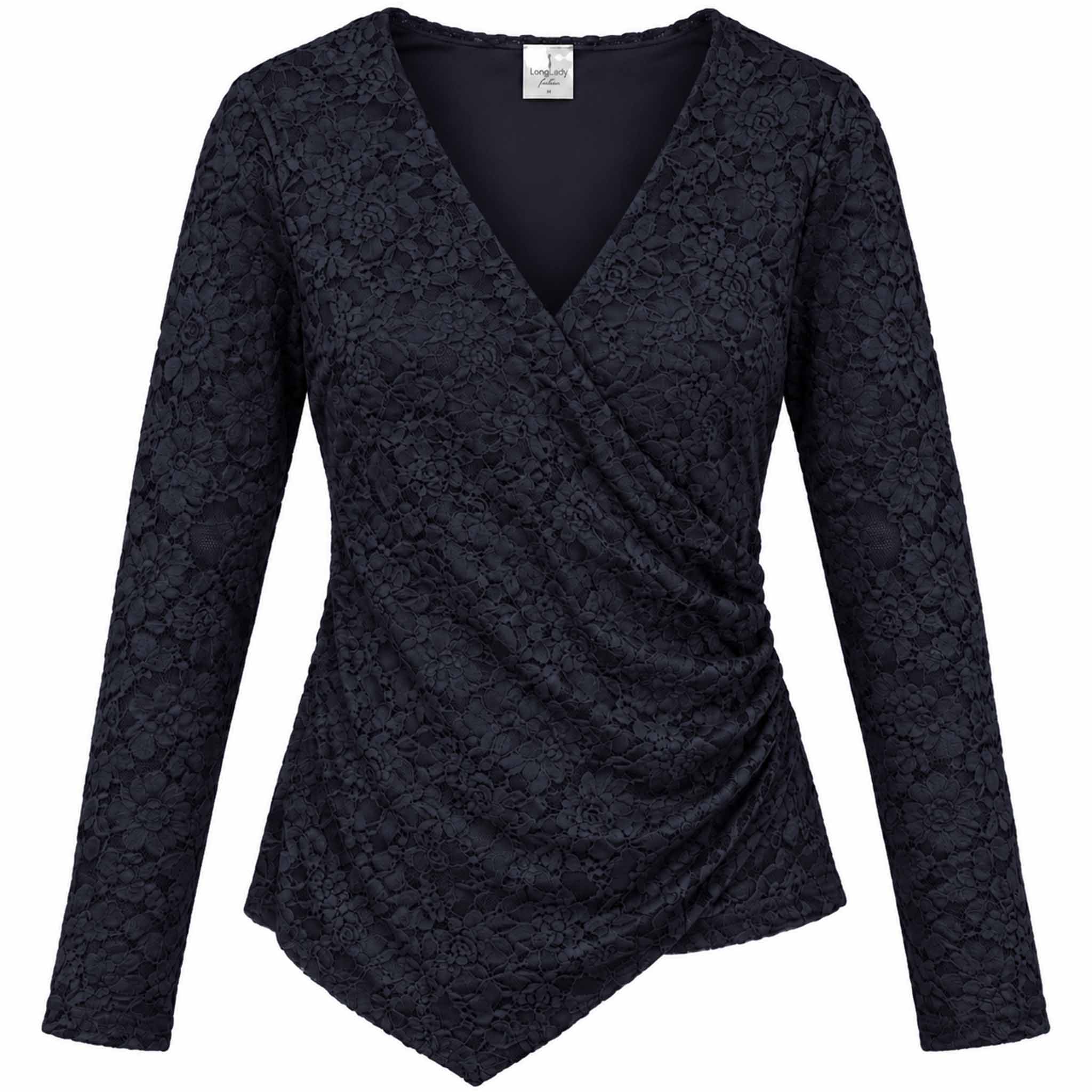 Longlady Shirt Tjaske Donkerblauw | Tall