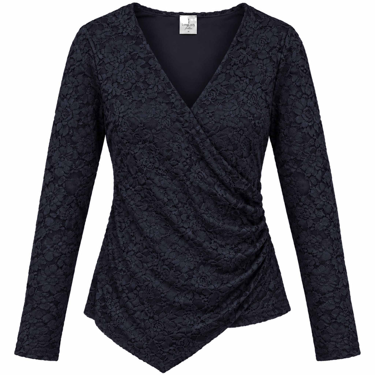 Longlady Shirt Tjaske Donkerblauw | Tall