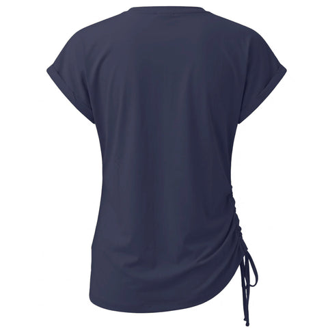 Longlady Shirt Toby Donkerblauw | Tall