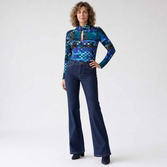 Longlady Shirt Toske Petrol | Tall