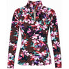 Longlady Shirt Toske Flower Bordeaux | Tall