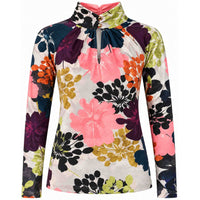 Longlady Shirt Toske Flower Roze | Tall