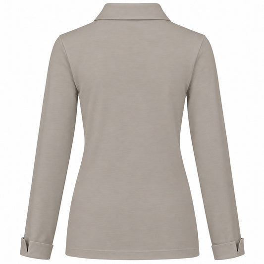 Longlady Shirt Trixy Lichtbeige | Tall