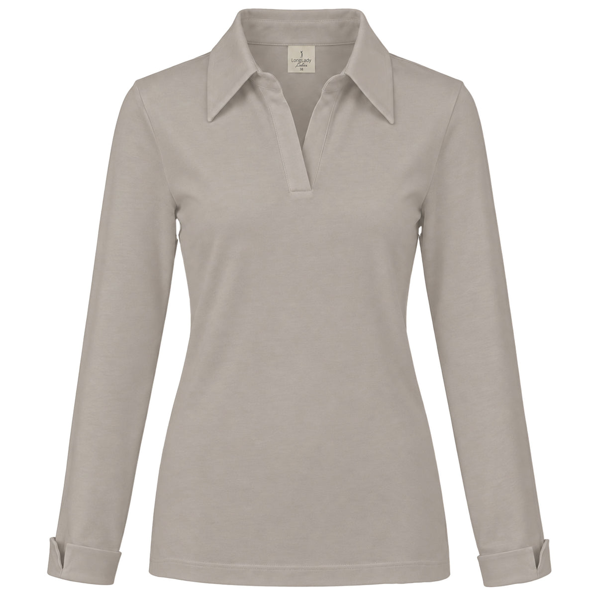 Longlady Shirt Trixy Lichtbeige | Tall