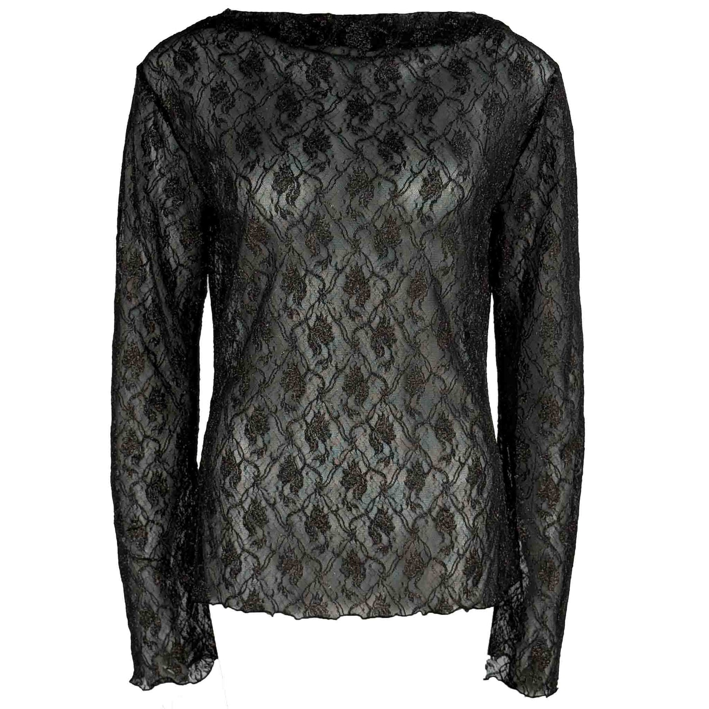 Longlady Shirt Trudine Zwart | Tall