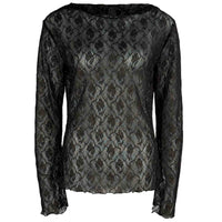 Longlady Shirt Trudine Zwart | Tall