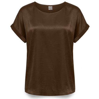 Longlady Shirt Tyna Donkerbruin | Tall