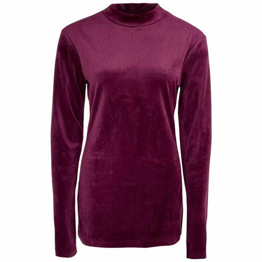 Longlady Shirt Tynca Rib bordeaux | Tall