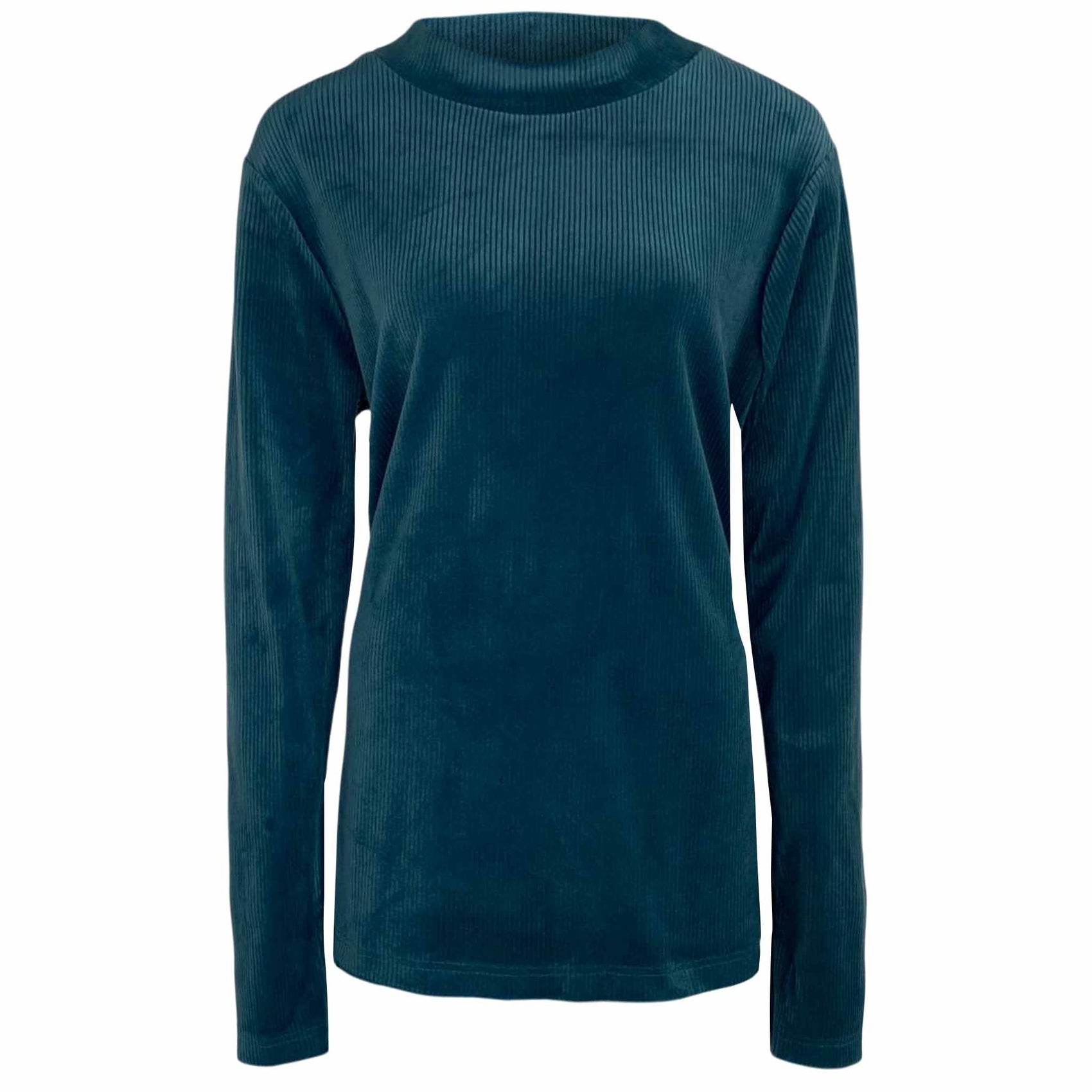 Longlady Shirt Tynca Rib Petrol | Tall