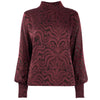 NED Shirt Paisley Smock Bordeaux | Tall