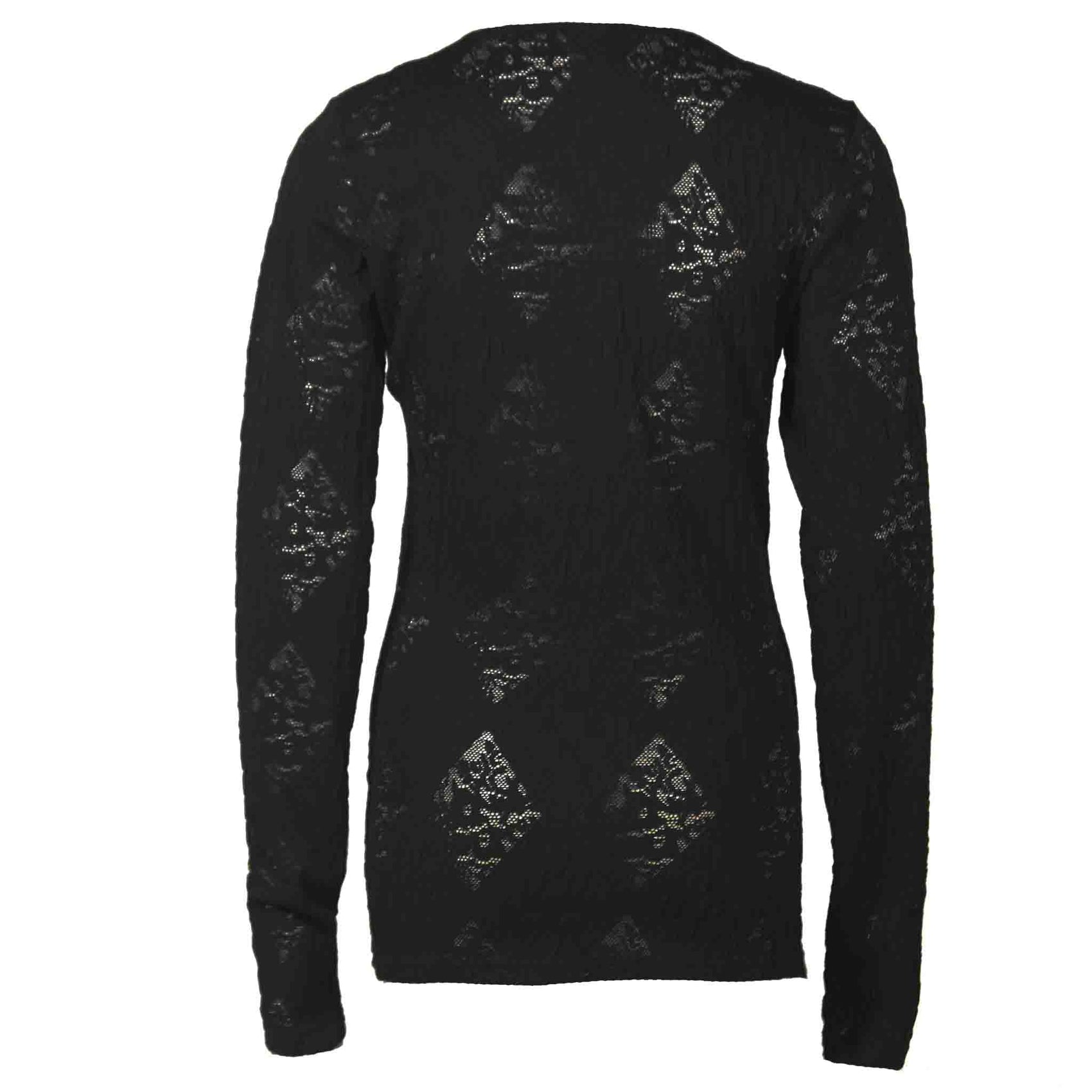 Only-M Shirt Macrame, tall kleding voor lange dames, achteraanzicht