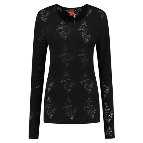 Only-M Shirt Macrame, tall kleding voor lange vrouwen