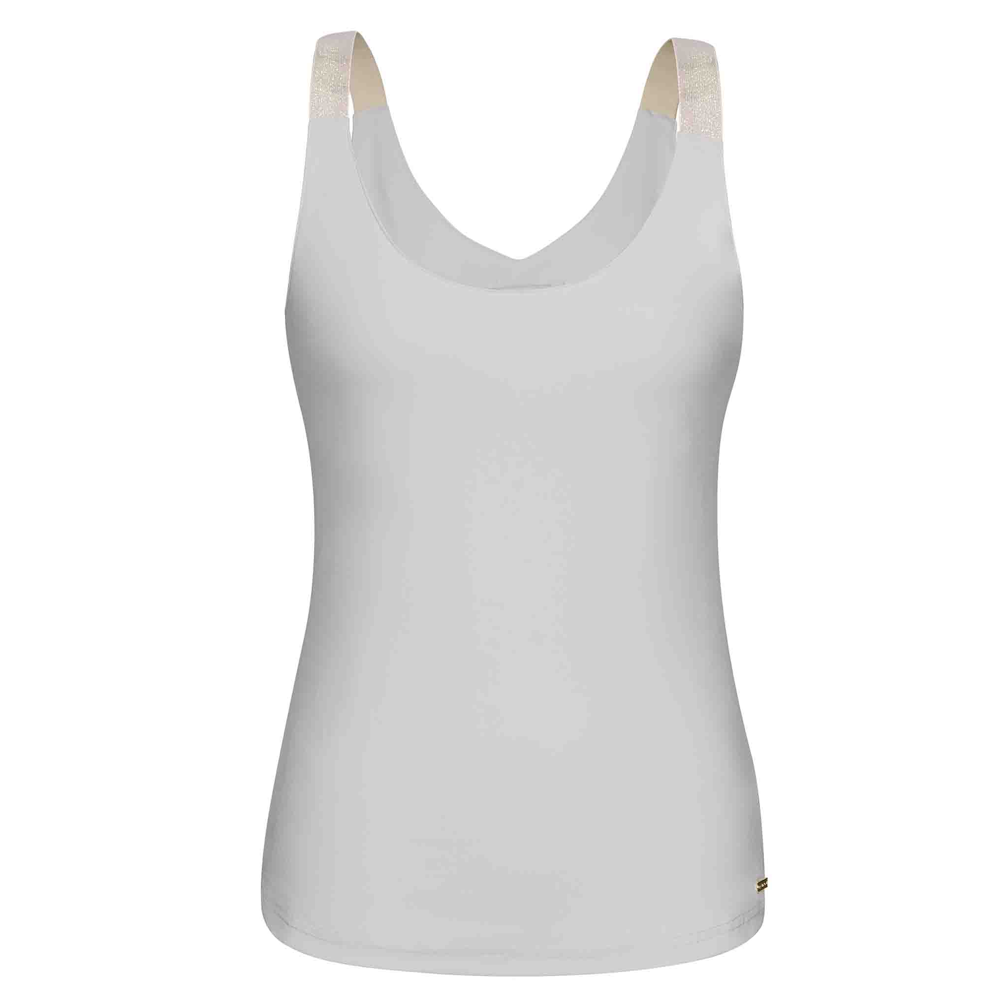 Kimara Top Josie Silver White | Tall