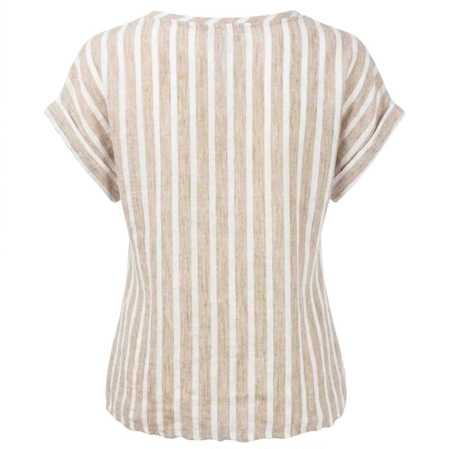 ENG Shirt Brisia Linen stripe | Tall