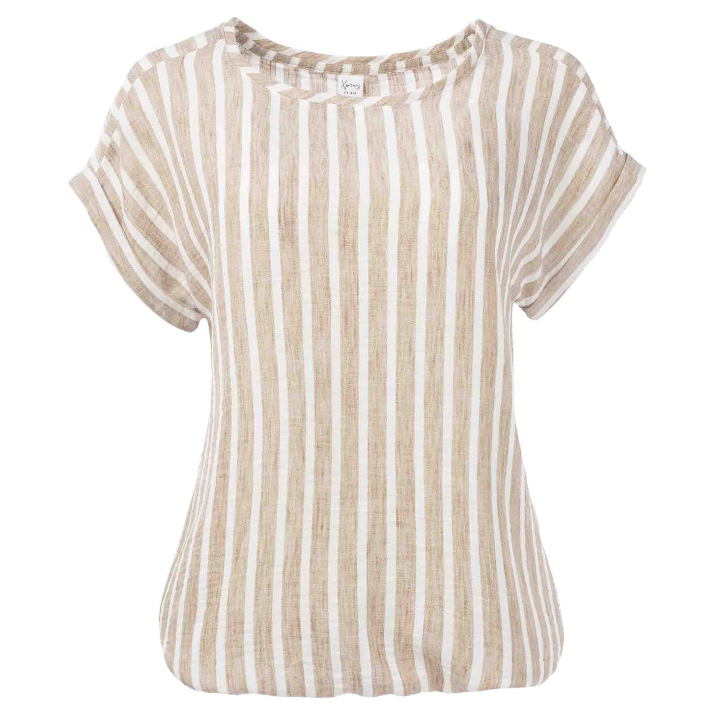ENG Shirt Brisia Linen stripe | Tall