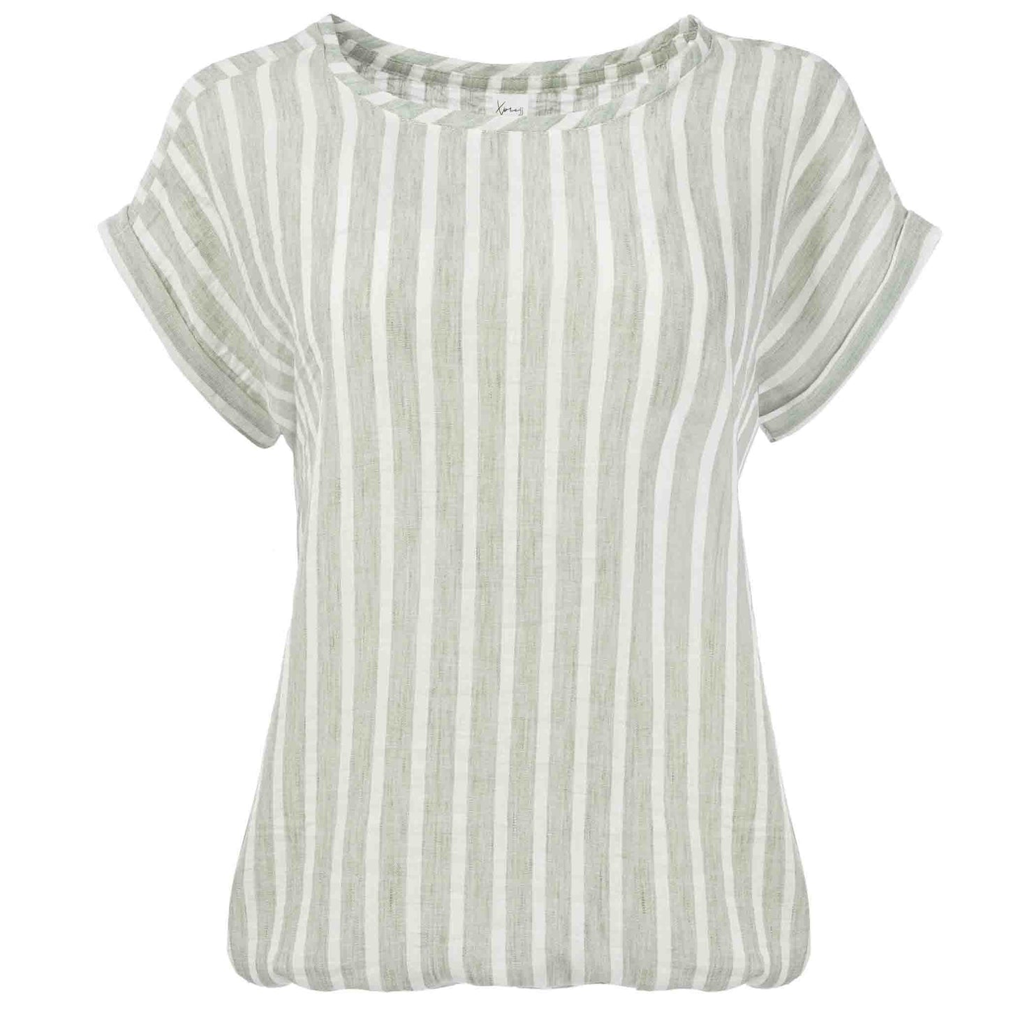 NED Shirt Brisia Leinen Streifen | Tall