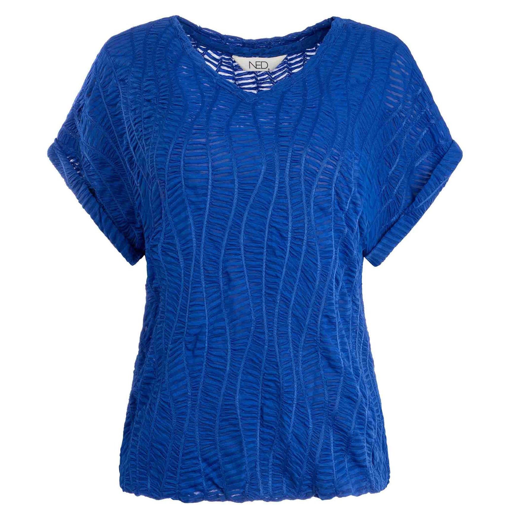 NED Shirt Evans Blauw | Tall