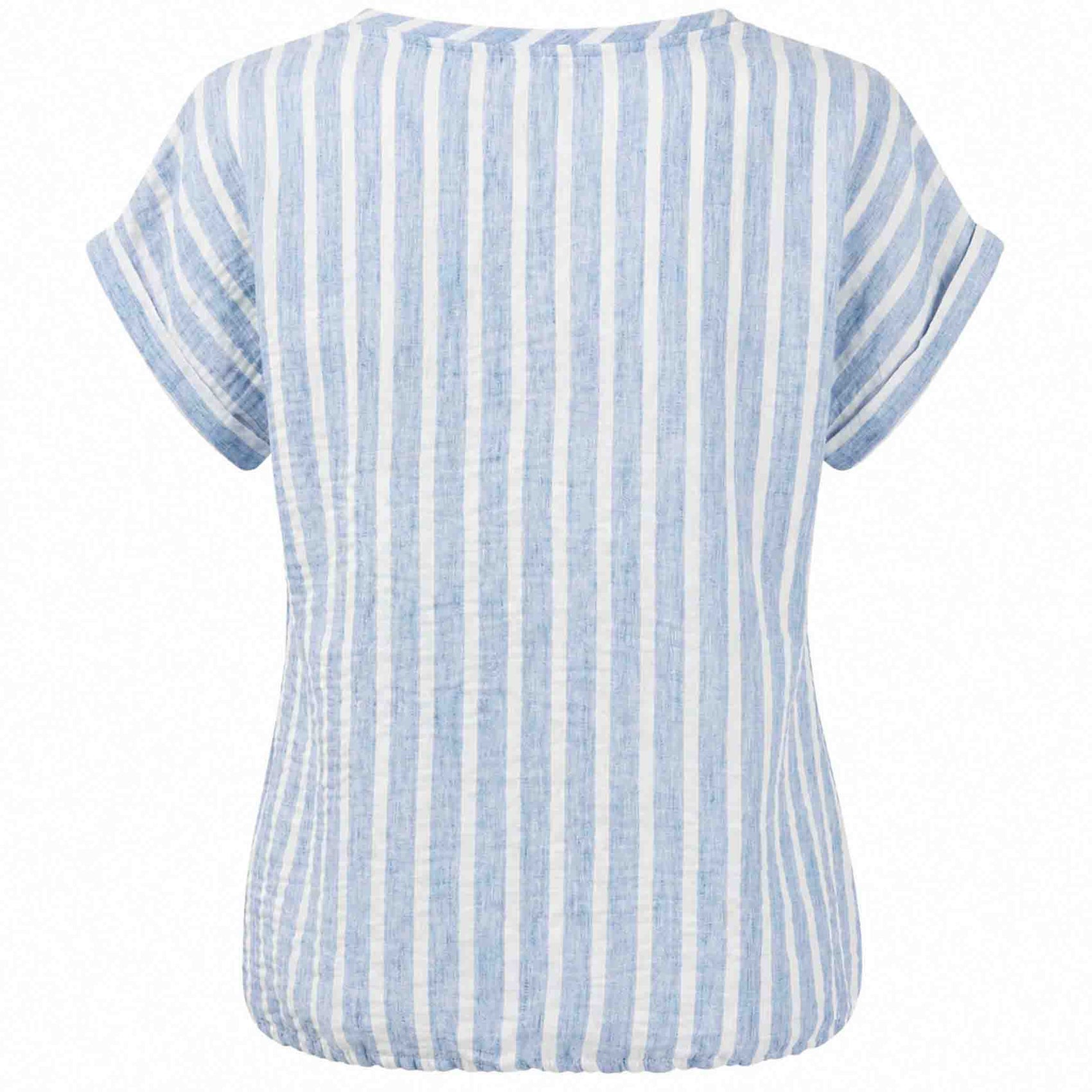 NED Shirt Brisia Linnen streep | Tall