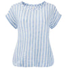 NED Shirt Brisia Linnen streep | Tall