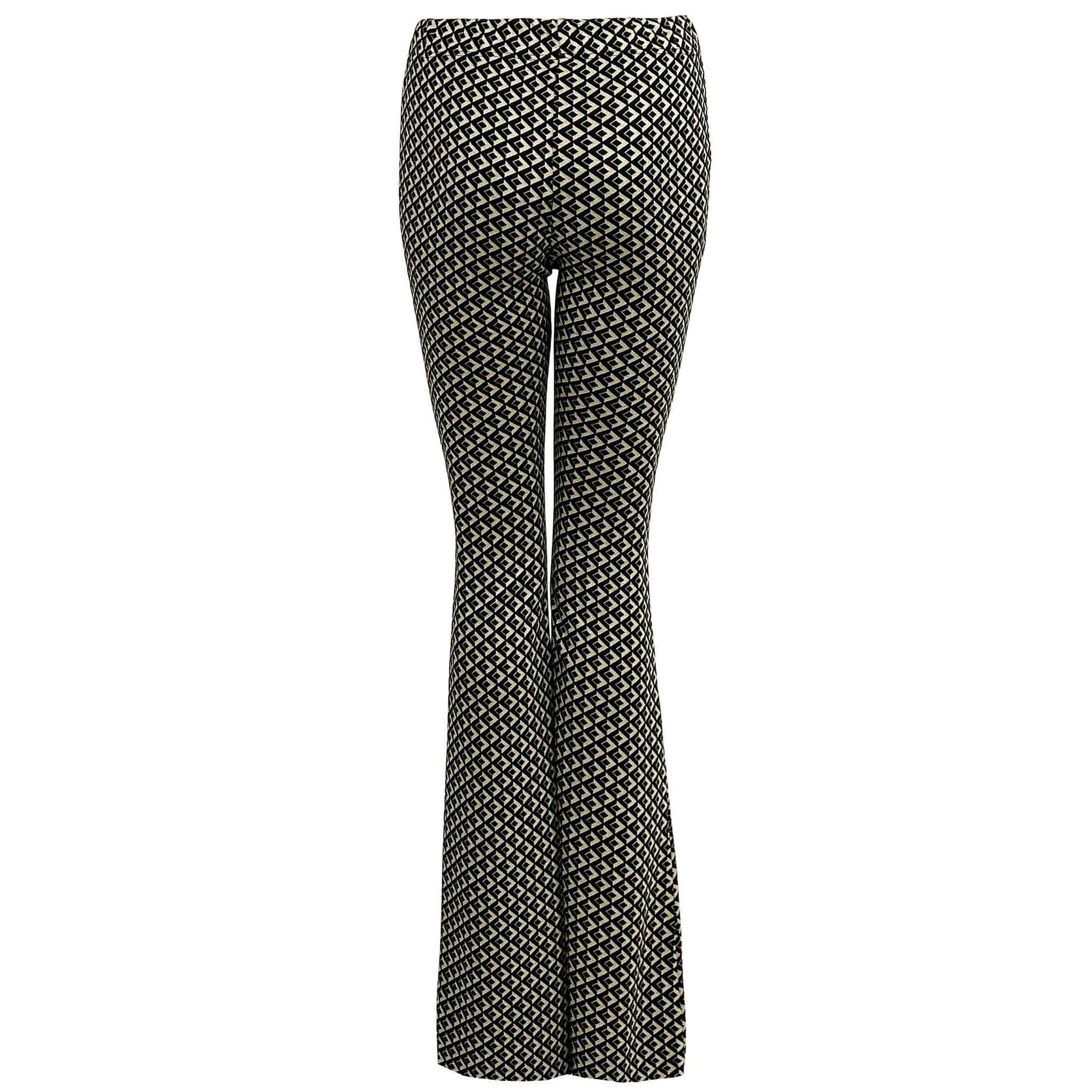 Longlady Legging Lora Abstract, tall kleding voor lange dames, achteraanzicht