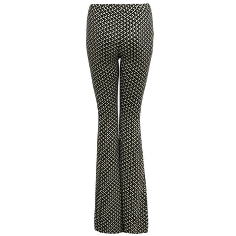 Longlady Legging Lora Abstract, tall kleding voor lange dames, achteraanzicht