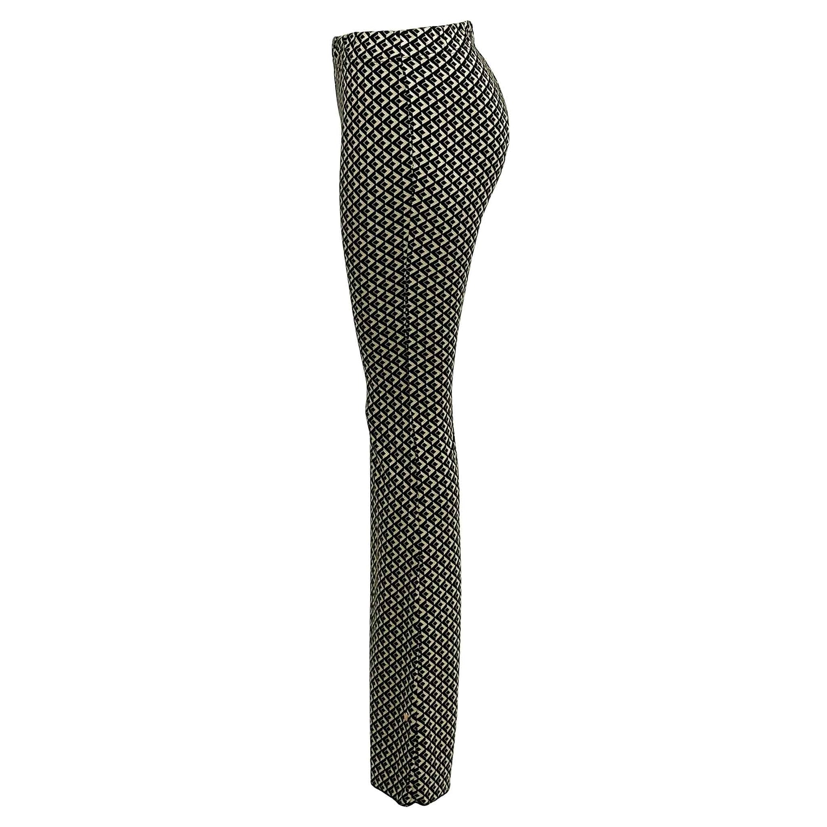 Longlady Legging Lora Abstract, kleding voor lange vrouwen, zijaanzicht