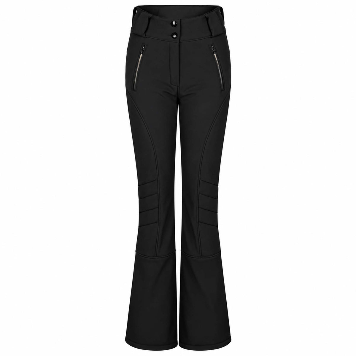 Longlady Skibroek Wanda Zwart, tall kleding voor lange vrouwen voorkant