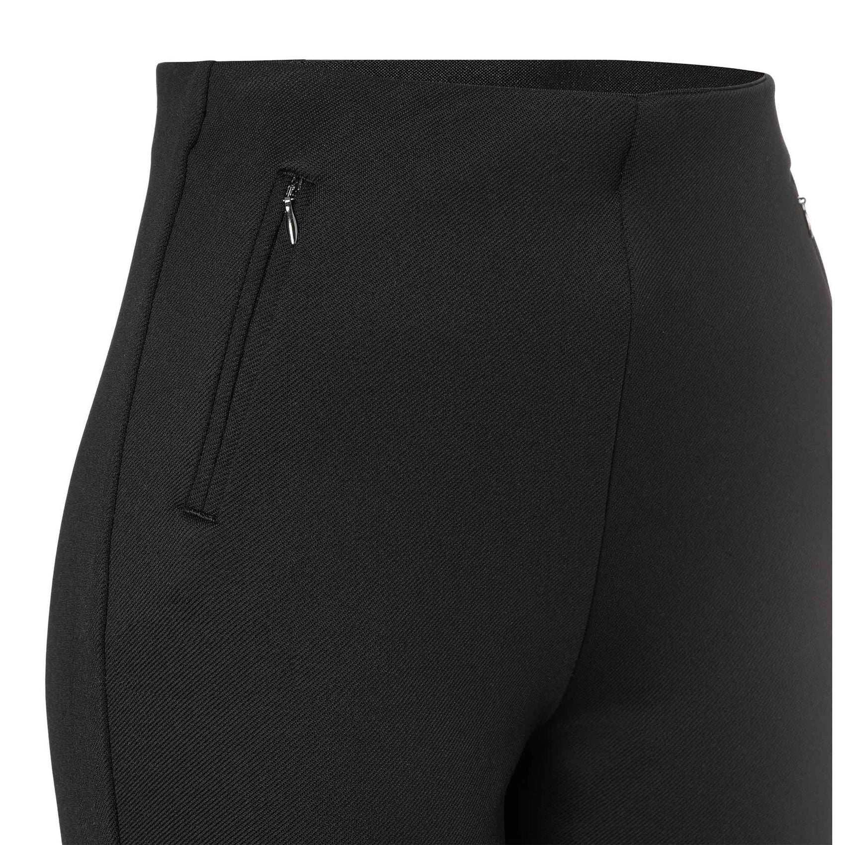 Mac Broek Boot Zip Zwart, tall kleding voor lange vrouwen