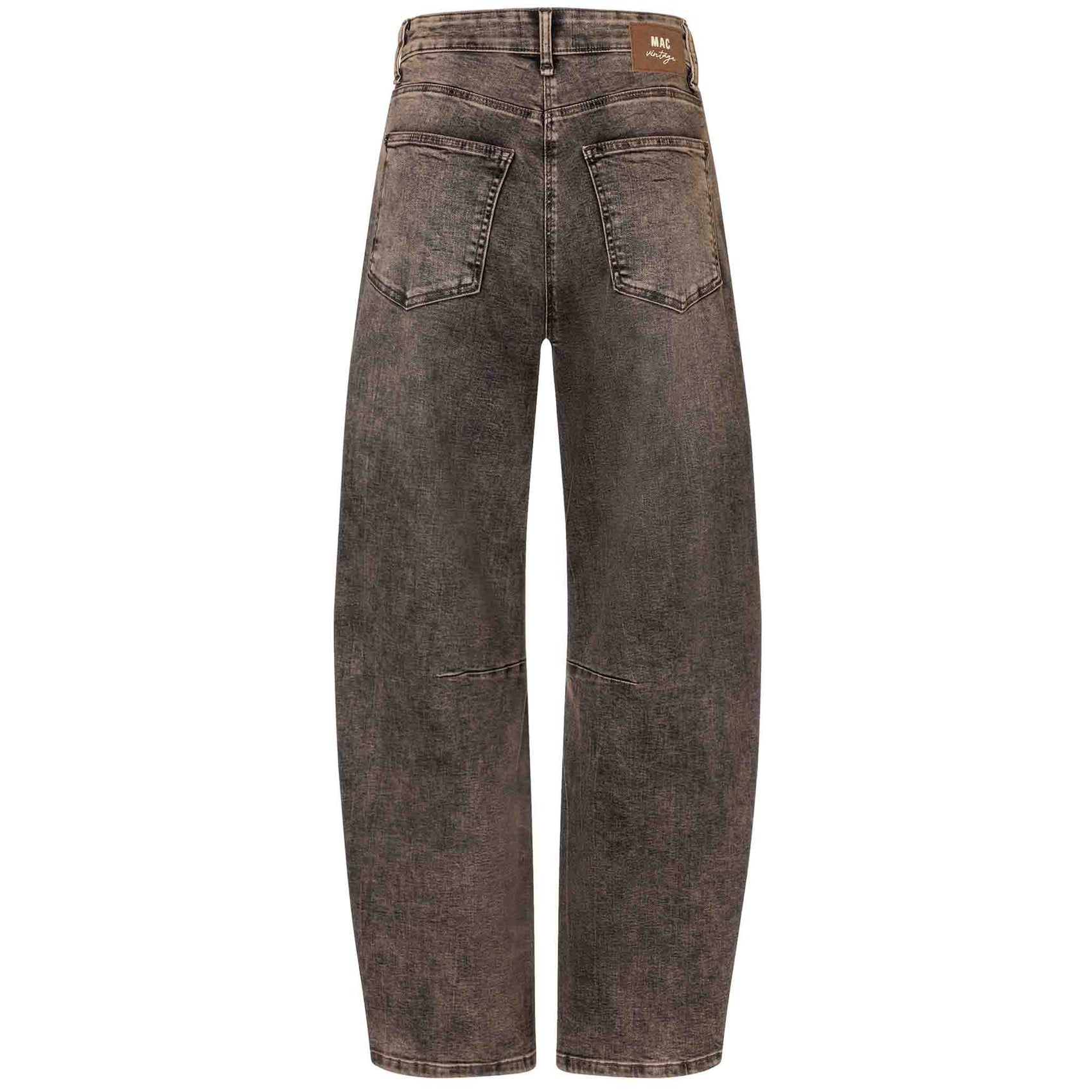 Mac Jeans Dakota Barrel Brown Crincle | Tall