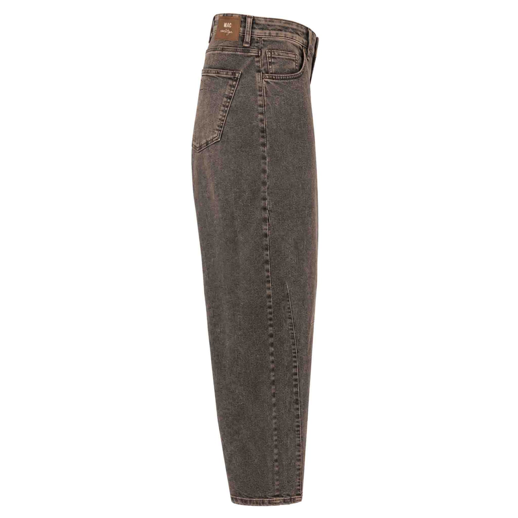 Mac Jeans Dakota Barrel Brown Crincle | Tall