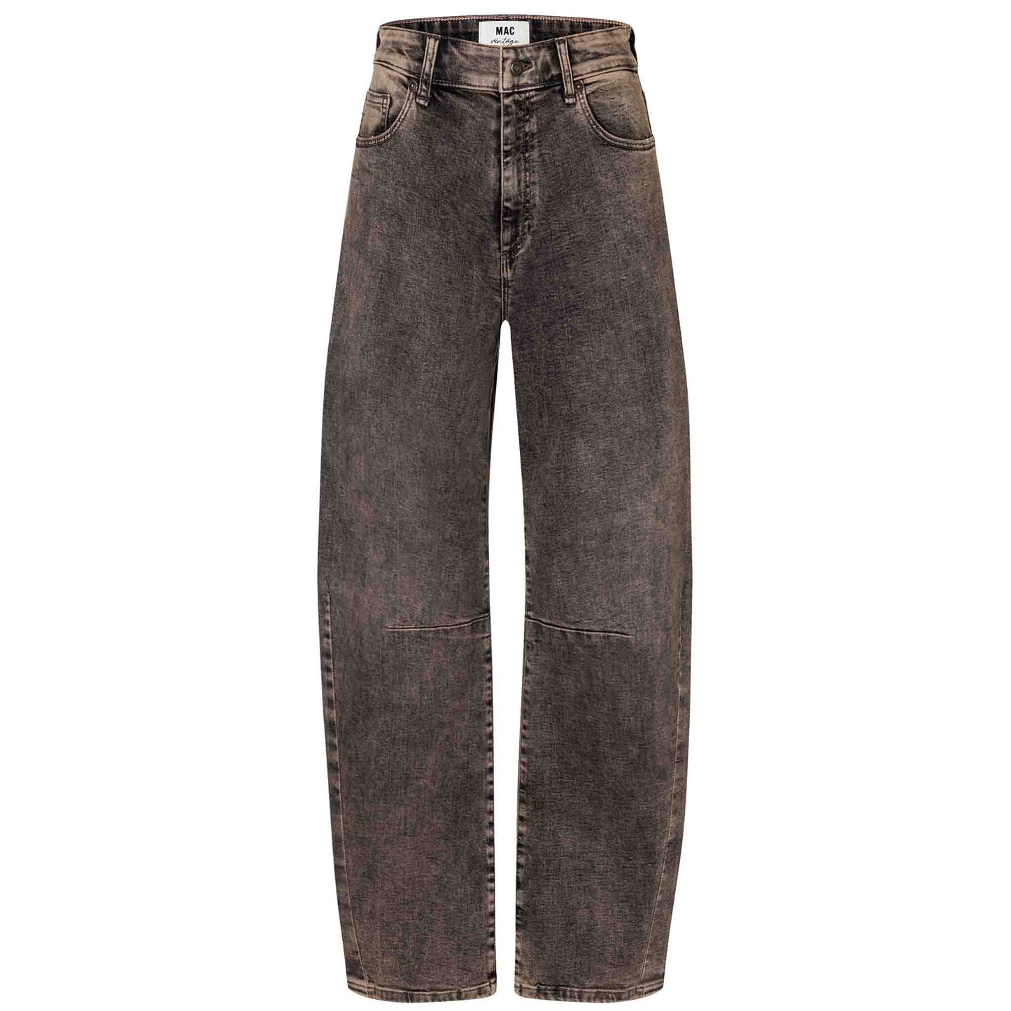Mac Jeans Dakota Barrel Brown Crincle | Tall